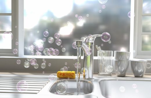 Preprosto in učinkovito do sijoče kuhinjske pipe