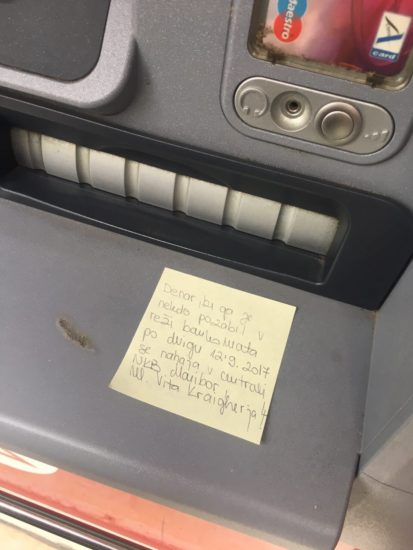 Je ta denar vaš? Potem ga pridete iskat v NKB