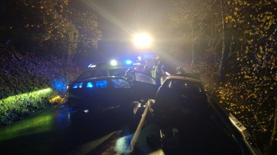 PROMETNA DRAMA PRI LITIJI Trije poškodovani, eden celo ukleščen