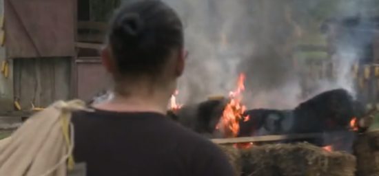 IZREDNE RAZMERE NA KMETIJI Kot bi v hišo padla bomba! Katastrofa!