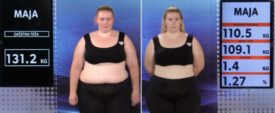 IZ TISKANE IZDAJE: Maja (The Biggest Loser Slovenija): »Nazadnje je tehtnica pokazala 99 kilogramov v osnovni šoli«