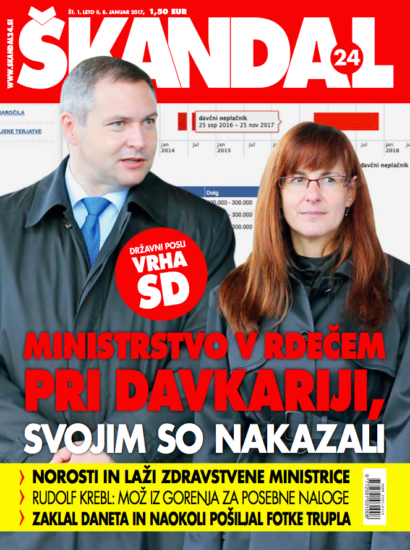 Novi Škandal24 prinaša: Ministrstvo za obrambo več kot leto na Fursovem seznamu neplačnikov