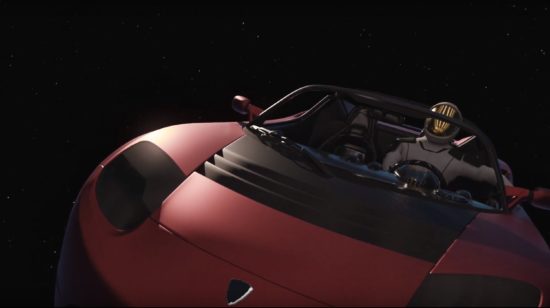 Teslin roadster se bo iz vesolja najverjetneje vrnil na Zemljo