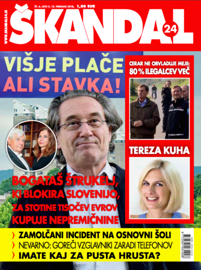 Novi Škandal24: Sindikalni kolovodja Štrukelj je pravi bogataš!
