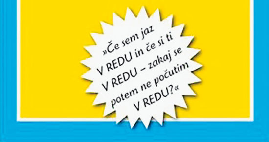 PRAZNIČNO BRANJE: Ostanimo v redu
