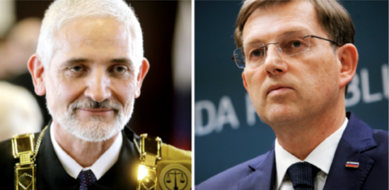 NAPETO: Cerar nad Vrhovno sodišče RS, ta mu vrača!