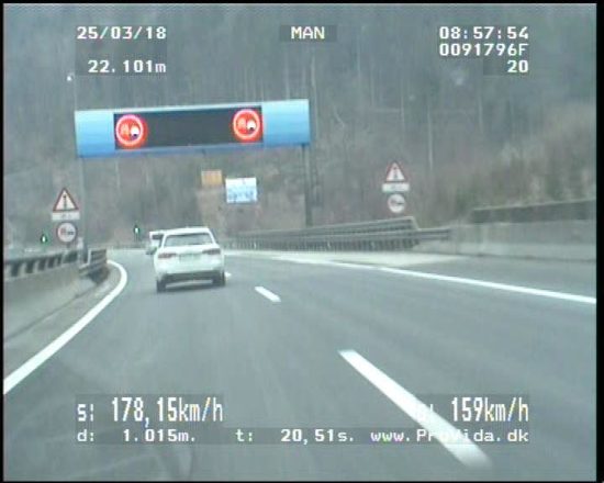 Norel skozi trojanske predore: Poglejte, kakšna kazen ga je doletela!