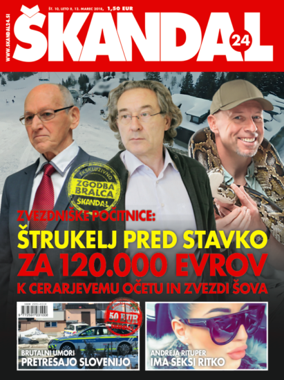 Novi Škandal24: Razkrivamo, kako je Štrukelj pred stavko porabil 120.000 evrov za užitek
