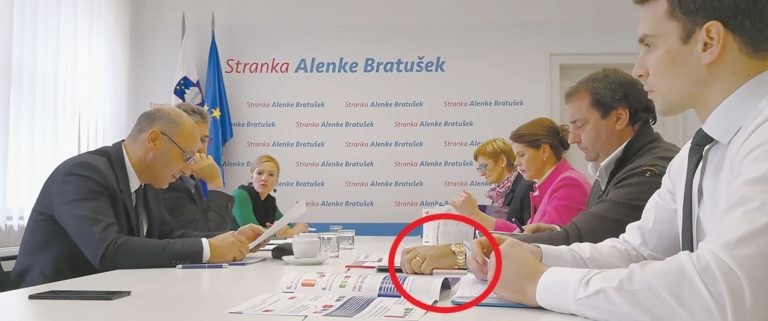 Upokojence spet vlečejo za nos: za Alenko Bratušek podpise zbira z zlatim Rolexom za 15.750 evrov