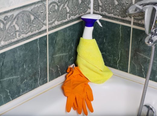 Kako preprosto očistiti plesen in vodni kamen s tuša in banje