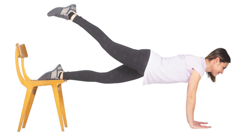 JUTRANJA TELOVADBA: 4 vaje s stolom, 2. del