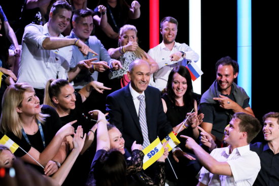 Veliki zmagovalec volitev Janez Janša: “Vlado bomo vodili pravično in za dobro vseh državljank ter državljanov”