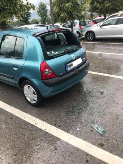 Toča! Spet razglašen rdeč alarm!