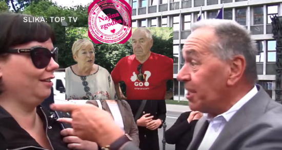 VIDEO: Bizarni šef ZZB NOB: Na žensko, ki mu je oporekala, vpil “Koza!”, upa si le, ko je anonimen