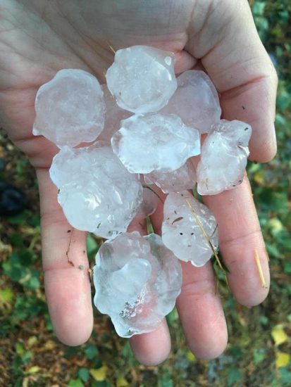 STE VIDELI, KAKŠNA TOČA JE KLESTILA PO NASADIH Pestro vremensko dogajanje pri nas