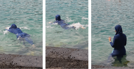 ŠOKANTNI PRIZORI S SLOVENSKEGA TURISTIČNEGA BISERA To je naredila v burkiniju