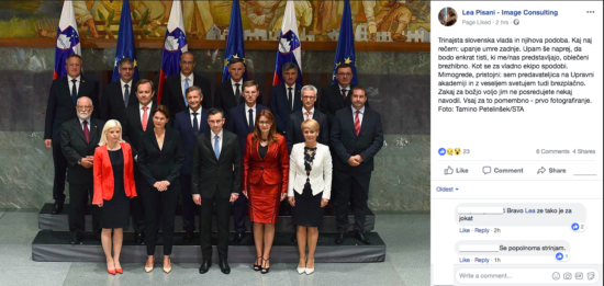 Strokovnjakinja za kulturo oblačenja o Šarčevi ekipi: Svetujem tudi brezplačno