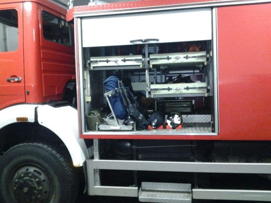 Gorelo v trgovskem centru