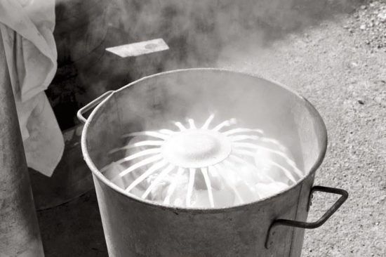 Kuhala, ko je zagorelo