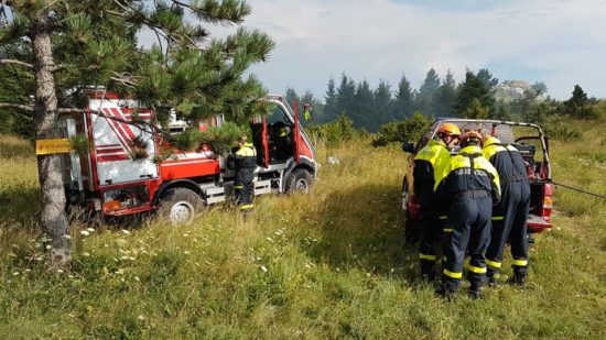 Izgubljena mladoletna oseba, na teren poleg reševalcev tudi gasilci