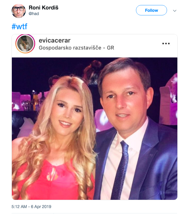 Ste videli, kaj je Golobičev Roni naredil hčerki Mira Cerarja?