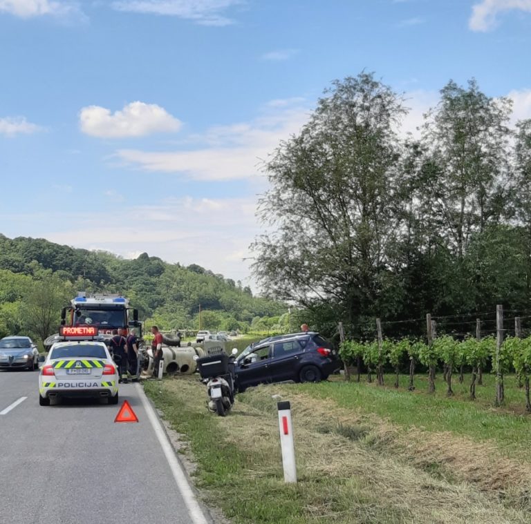 Strašna nesreča: med kolesi cisterne je ostal ukleščen otrok