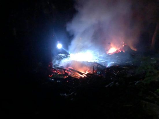 FOTO: Groza, to se je ponoči dogajalo na Rožniku