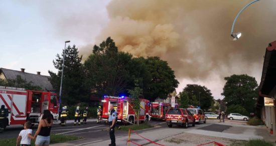 FOTO: To so prizori hudega požara, zagorel je waldorfski vrtec