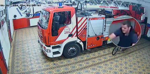 FOTO: Sramota! Pomagajamo ga najti, to je naredil gasilcem, ki so pogasili požar v Kemisu!