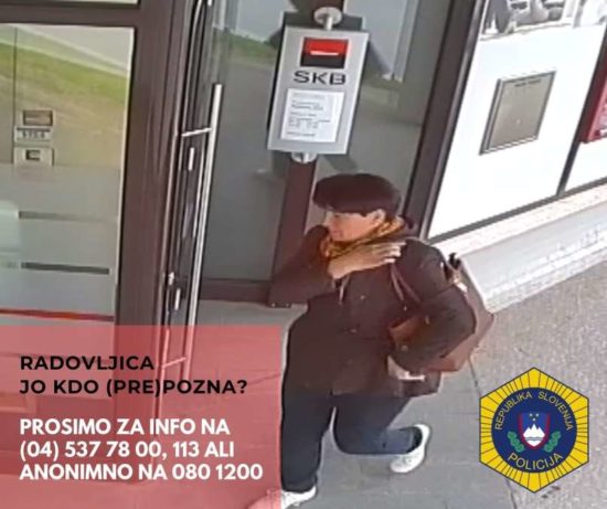 FOTO: Jo prepoznate? Denar ni bil njen, pokličite policijo