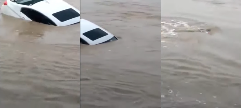 VIDEO: BMW naj bi v vodo porinil namerno