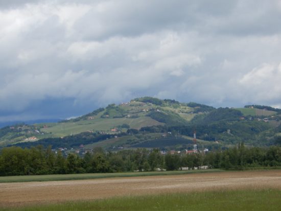 V bližini Krškega streslo