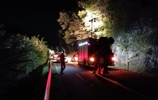 FOTO: To so prizori s ceste, kjer je okoli 3. ure zjutraj ugasnilo življenje domačina