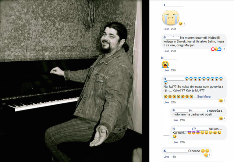 Strašno: Motorist, ki je v nedeljo umrl na jadranski magistrali, je znani slovenski glasbenik