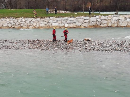 FOTO: Z otoka reševali psa