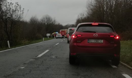 FOTO: Huda nesreča, po ponesrečenca bi moral poleteti helikopter, a ni mogel