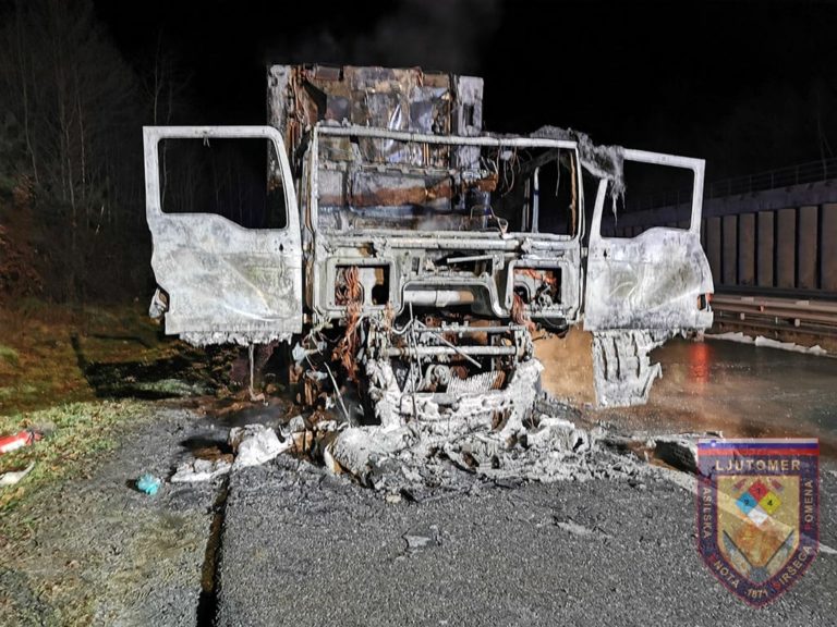 Šokantni prizori blizu izvoza Vučja vas, to je ostalo do tovornjaka