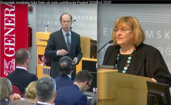 FOTO: Kaj bi rekel sodnik Radonjić? Tekavčičeva in Mramor, ki mu grozi prisilna privedba, ker v petek ni prišel na sodišče, danes takole na dogodku tajkunskega Dela