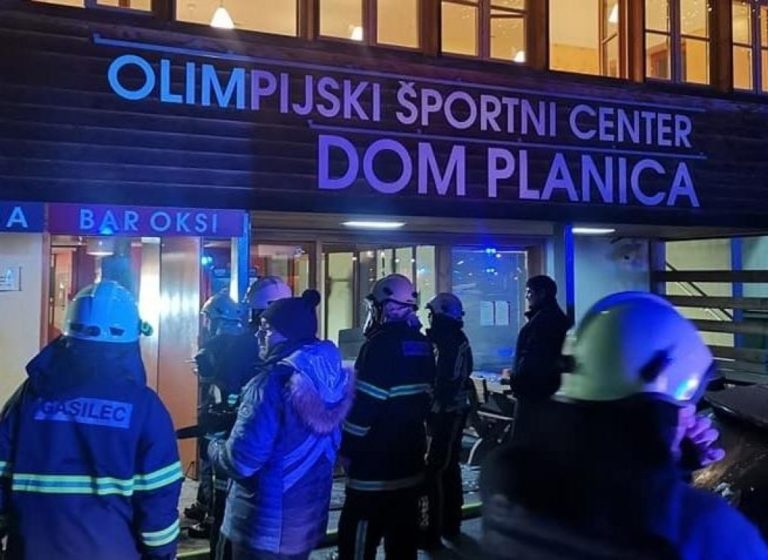 FOTO: Drama v Hotelu Planica, prišlo je do požara v savni