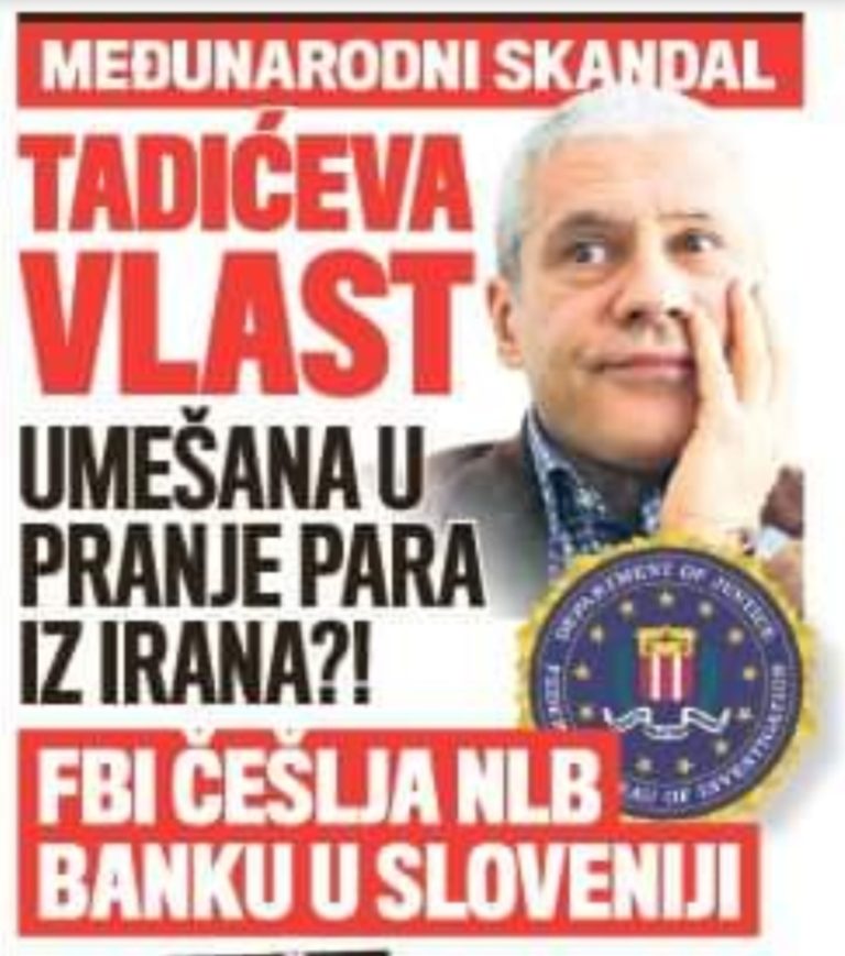 Vroče informacije iz Srbije: FBI v Sloveniji preiskuje NLB