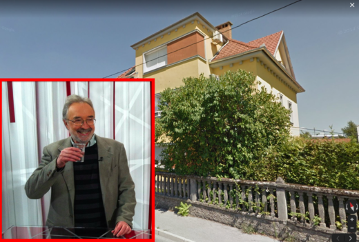 Darko Štrajn, drugi ustanovitelj z davkoplačevalskimi milijoni podprtega zasebnega zavoda, ima na proteste iz elitne Rožne doline za sprehod hoje