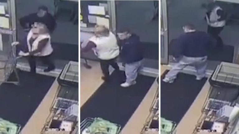 VIDEO: Približal se ji je od zadaj in jo zabodel z brizgalko, napolnjeno s spremo