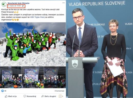 Pirnatova, Šarcu je kreirala zdravstveno politiko do koronavirusa, uradna zastopnica smučarskega kluba, ki je sezono vlekel do 8. marca