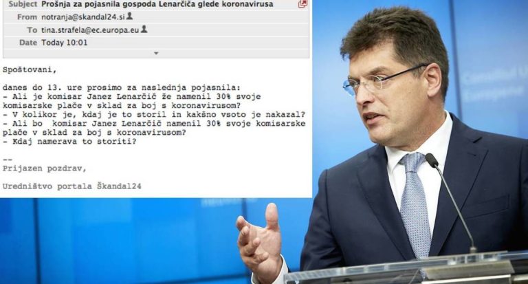 RTV Slovenija bi zaradi njega vrgla vlado, komisar Lenarčič je na Slovenijo očitno povsem pozabil, poglejte kam vse pošilja maske, le k nam ne