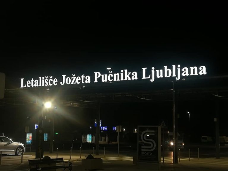 Na letališču Jožeta Pučnika ob 4.55 izbruhnil požar