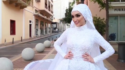 VIDEO: Sanjska poroka v Bejrutu je po eksploziji postala nočna mora