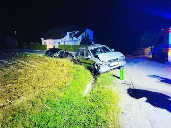 To so prizori nesreče, ki se je zgodila 4.57