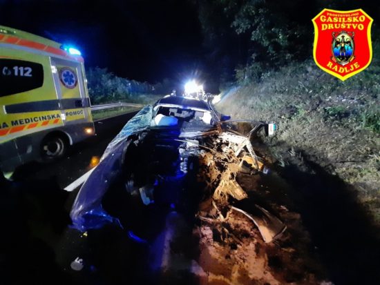 To so prizori hude nesreče na cesti Dravograd – Maribor