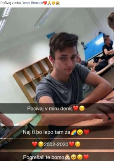 DENIS umrl dva dni po 18. ROJSTNEM DNEVU! Huda nesreča zunaj naselja Lipa, vozila je VOZNICA ZAČETNICA