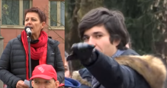 Kako je Luka Mesec prvo sindikalistko Zveze svobodnih sindikatov pustil brez besed